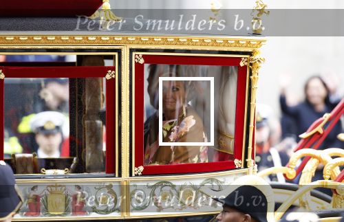 Den Haag 19 september 2023
Prinsjesdag 2023. Aanwezig namens de koninklijke familie , Koning Willem Alexander Koningin Maxima Prinses Amalia Prinses Alexia Prins Constantijn en Prinses laurentien.