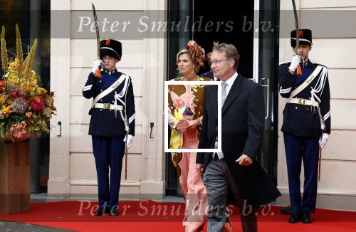 Den Haag 19 september 2023
Prinsjesdag 2023. Aanwezig namens de koninklijke familie , Koning Willem Alexander Koningin Maxima Prinses Amalia Prinses Alexia Prins Constantijn en Prinses laurentien.