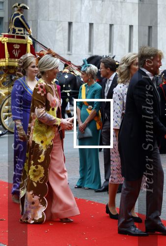 Den Haag 19 september 2023
Prinsjesdag 2023. Aanwezig namens de koninklijke familie , Koning Willem Alexander Koningin Maxima Prinses Amalia Prinses Alexia Prins Constantijn en Prinses laurentien.