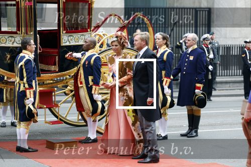 Den Haag 19 september 2023
Prinsjesdag 2023. Aanwezig namens de koninklijke familie , Koning Willem Alexander Koningin Maxima Prinses Amalia Prinses Alexia Prins Constantijn en Prinses laurentien.