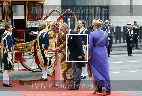 Den Haag 19 september 2023
Prinsjesdag 2023. Aanwezig namens de koninklijke familie , Koning Willem Alexander Koningin Maxima Prinses Amalia Prinses Alexia Prins Constantijn en Prinses laurentien.