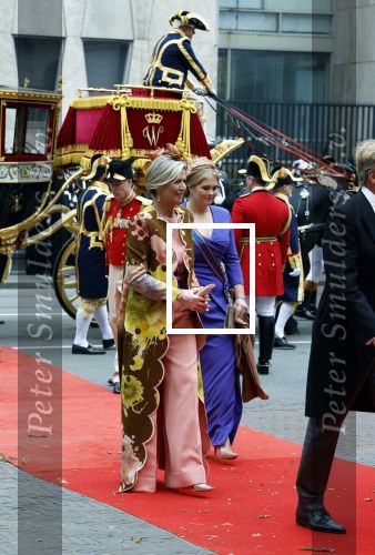 Den Haag 19 september 2023
Prinsjesdag 2023. Aanwezig namens de koninklijke familie , Koning Willem Alexander Koningin Maxima Prinses Amalia Prinses Alexia Prins Constantijn en Prinses laurentien.
