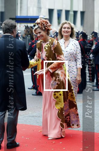 Den Haag 19 september 2023
Prinsjesdag 2023. Aanwezig namens de koninklijke familie , Koning Willem Alexander Koningin Maxima Prinses Amalia Prinses Alexia Prins Constantijn en Prinses laurentien.