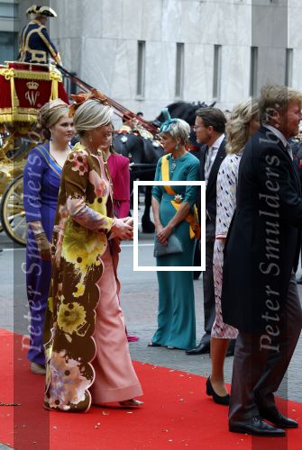 Den Haag 19 september 2023
Prinsjesdag 2023. Aanwezig namens de koninklijke familie , Koning Willem Alexander Koningin Maxima Prinses Amalia Prinses Alexia Prins Constantijn en Prinses laurentien.
