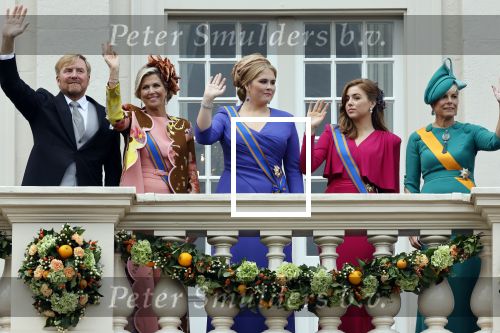 Den Haag 19 september 2023
Prinsjesdag 2023. Aanwezig namens de koninklijke familie , Koning Willem Alexander Koningin Maxima Prinses Amalia Prinses Alexia Prins Constantijn en Prinses laurentien.