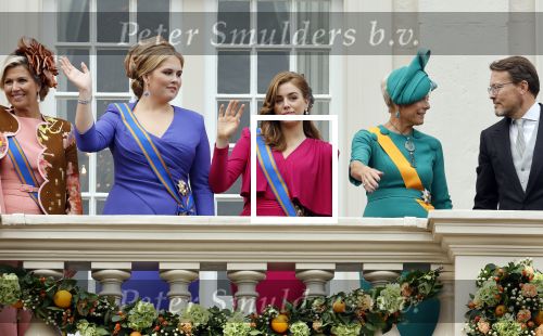 Den Haag 19 september 2023
Prinsjesdag 2023. Aanwezig namens de koninklijke familie , Koning Willem Alexander Koningin Maxima Prinses Amalia Prinses Alexia Prins Constantijn en Prinses laurentien.