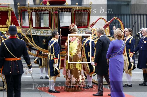 Den Haag 19 september 2023
Prinsjesdag 2023. Aanwezig namens de koninklijke familie , Koning Willem Alexander Koningin Maxima Prinses Amalia Prinses Alexia Prins Constantijn en Prinses laurentien.