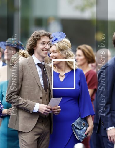 Den Haag 19 september 2023
Prinsjesdag 2023. Liane den Haan met zoon