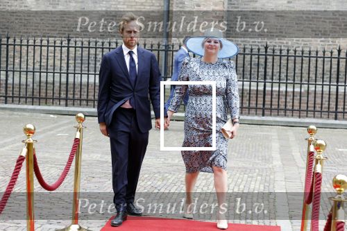 Den Haag 19 september 2023
Prinsjesdag 2023 . Aankomst van de ministers met partners en Staatsecretarissen met partners op het binnenhof. Liesje Schreinemacher zwanger kwam met haar man