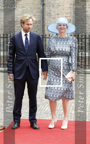 Den Haag 19 september 2023
Prinsjesdag 2023 . Aankomst van de ministers met partners en Staatsecretarissen met partners op het binnenhof. Liesje Schreinemacher zwanger kwam met haar man