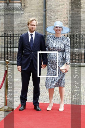 Den Haag 19 september 2023
Prinsjesdag 2023 . Aankomst van de ministers met partners en Staatsecretarissen met partners op het binnenhof. Liesje Schreinemacher zwanger kwam met haar man