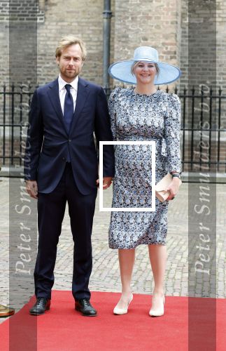 Den Haag 19 september 2023
Prinsjesdag 2023 . Aankomst van de ministers met partners en Staatsecretarissen met partners op het binnenhof. Liesje Schreinemacher zwanger kwam met haar man