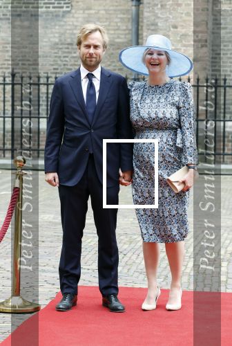 Den Haag 19 september 2023
Prinsjesdag 2023 . Aankomst van de ministers met partners en Staatsecretarissen met partners op het binnenhof. Liesje Schreinemacher zwanger kwam met haar man