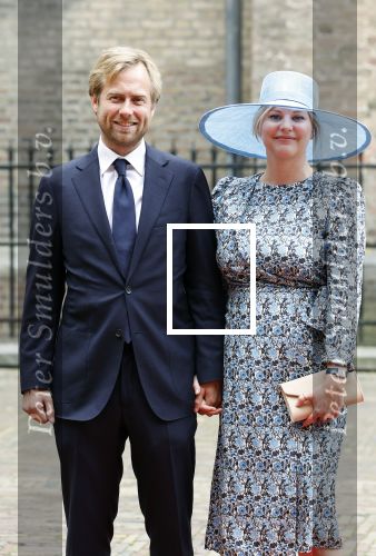Den Haag 19 september 2023
Prinsjesdag 2023 . Aankomst van de ministers met partners en Staatsecretarissen met partners op het binnenhof. Liesje Schreinemacher zwanger kwam met haar man
