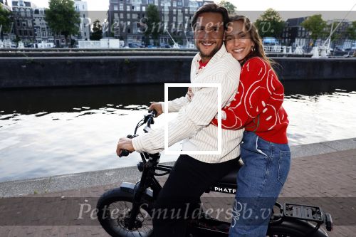 Amsterdam 31 augustus 2023
Lizzy v d Ligt en Yuki op een fatbike.
