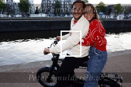 Amsterdam 31 augustus 2023
Lizzy v d Ligt en Yuki op een fatbike.