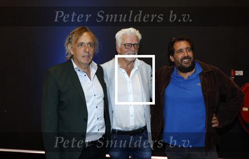 Hilversum 29 augustus 2023
Presentatie nieuwe tv seizoen NPO bij studio 21 op het mediapark.
Marcel v Roosmalen Gijs Groenteman en Jan Slagter