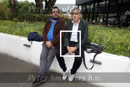 Hilversum 29 augustus 2023
Presentatie nieuwe tv seizoen NPO bij studio 21 op het mediapark.Marcel v Roosmalen en Gijs Groenteman