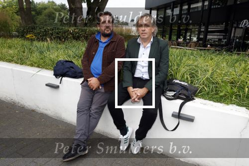Hilversum 29 augustus 2023
Presentatie nieuwe tv seizoen NPO bij studio 21 op het mediapark.Marcel v Roosmalen en Gijs Groenteman
