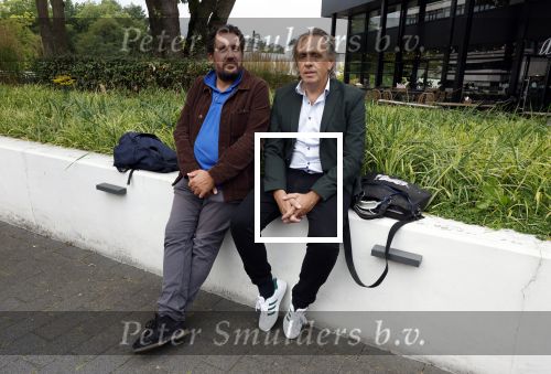 Hilversum 29 augustus 2023
Presentatie nieuwe tv seizoen NPO bij studio 21 op het mediapark.Marcel v Roosmalen en Gijs Groenteman