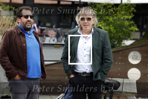 Hilversum 29 augustus 2023
Presentatie nieuwe tv seizoen NPO bij studio 21 op het mediapark.Marcel v Roosmalen en Gijs Groenteman