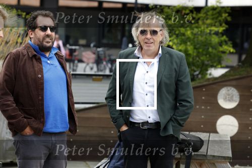 Hilversum 29 augustus 2023
Presentatie nieuwe tv seizoen NPO bij studio 21 op het mediapark.Marcel v Roosmalen en Gijs Groenteman