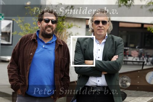 Hilversum 29 augustus 2023
Presentatie nieuwe tv seizoen NPO bij studio 21 op het mediapark.Marcel v Roosmalen en Gijs Groenteman