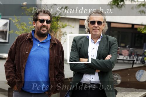 Hilversum 29 augustus 2023
Presentatie nieuwe tv seizoen NPO bij studio 21 op het mediapark.Marcel v Roosmalen en Gijs Groenteman