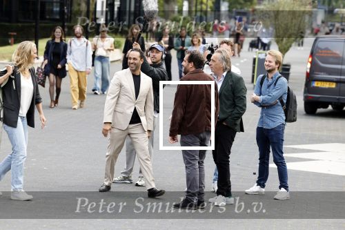 Hilversum 29 augustus 2023
Presentatie nieuwe tv seizoen NPO bij studio 21 op het mediapark.Marcel v Roosmalen en Gijs Groenteman