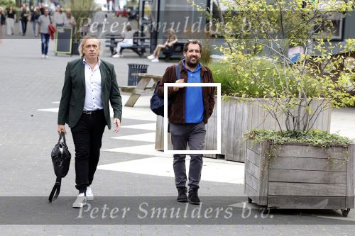 Hilversum 29 augustus 2023
Presentatie nieuwe tv seizoen NPO bij studio 21 op het mediapark.Marcel v Roosmalen en Gijs Groenteman