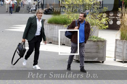 Hilversum 29 augustus 2023
Presentatie nieuwe tv seizoen NPO bij studio 21 op het mediapark.Marcel v Roosmalen en Gijs Groenteman