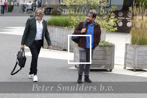 Hilversum 29 augustus 2023
Presentatie nieuwe tv seizoen NPO bij studio 21 op het mediapark.Marcel v Roosmalen en Gijs Groenteman