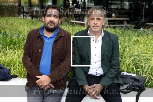 Hilversum 29 augustus 2023
Presentatie nieuwe tv seizoen NPO bij studio 21 op het mediapark.Marcel v Roosmalen en Gijs Groenteman