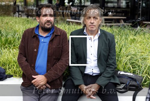 Hilversum 29 augustus 2023
Presentatie nieuwe tv seizoen NPO bij studio 21 op het mediapark.Marcel v Roosmalen en Gijs Groenteman