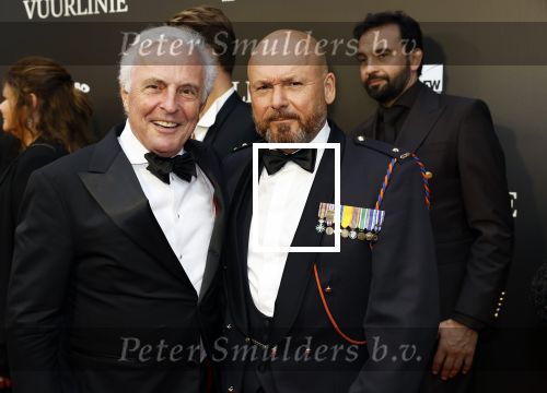 Amsterdam 11 september 2023
Premiere de Vuurlinie in Thuschinski Amsterdam . Marco Kroon kwam met Huub Stapel
