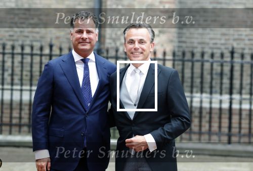Den Haag 19 september 2023
Prinsjesdag 2023 . Aankomst van de ministers met partners en Staatsecretarissen met partners op het binnenhof. MArk Harbers  met partner