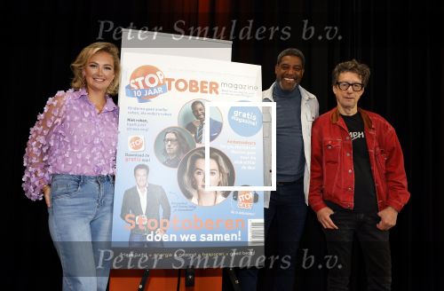 Amsterdam  1 september 2023
Aftrap van Stoptober bij VondelCS in het vondelpark.
Dit Jaar zijn Maxime Meiland Sergio Vyent en Herman Brusselmans de deelnemers .