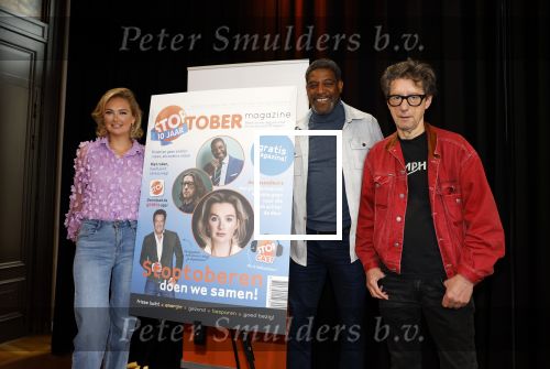 Amsterdam  1 september 2023
Aftrap van Stoptober bij VondelCS in het vondelpark.
Dit Jaar zijn Maxime Meiland Sergio Vyent en Herman Brusselmans de deelnemers .