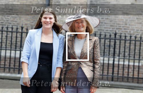 Den Haag 19 september 2023
Prinsjesdag 2023 . Aankomst van de ministers met partners en Staatsecretarissen met partners op het binnenhof. Micky Adriaansens met dochter