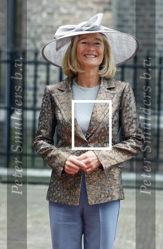Den Haag 19 september 2023
Prinsjesdag 2023 . Aankomst van de ministers met partners en Staatsecretarissen met partners op het binnenhof. Micky Adriaansens met dochter