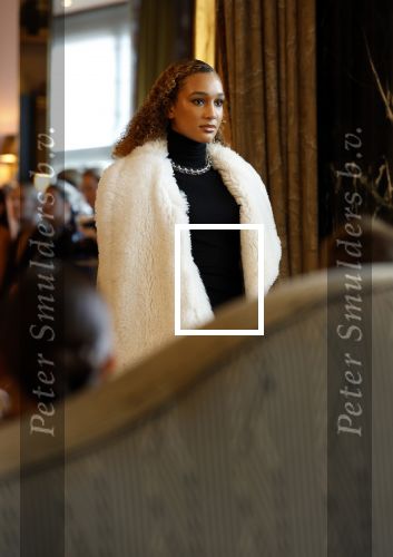 Amsterdam 1 september 2023
Modeshow in Hotel l Europe tijdens Amsterdam fashion week. Milouska Meulens , haar dochter loopt mee in de show.
