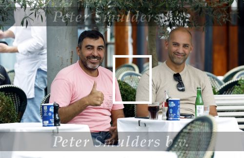 Amsterdam 11 september 2023
Mimoun Oaissa op terras bij George