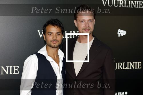 Amsterdam 11 september 2023
Premiere de Vuurlinie in Thuschinski Amsterdam .  Mingus Dagelet  en ...