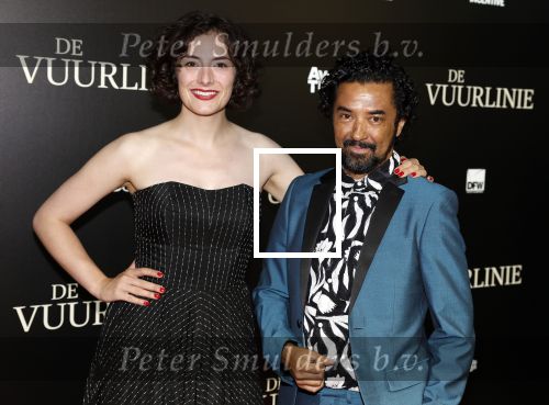 Amsterdam 11 september 2023
Premiere de Vuurlinie in Thuschinski Amsterdam .  Nandi v Beurden