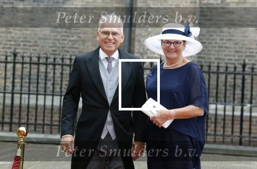 Den Haag 19 september 2023
Prinsjesdag 2023 . Aankomst van de ministers met partners en Staatsecretarissen met partners op het binnenhof. Piet Adema met zijn vrouw