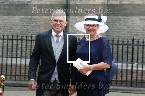 Den Haag 19 september 2023
Prinsjesdag 2023 . Aankomst van de ministers met partners en Staatsecretarissen met partners op het binnenhof. Piet Adema met zijn vrouw