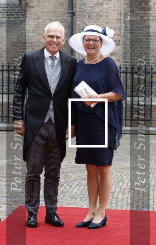 Den Haag 19 september 2023
Prinsjesdag 2023 . Aankomst van de ministers met partners en Staatsecretarissen met partners op het binnenhof. Piet Adema met zijn vrouw