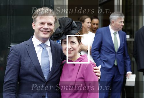 Den Haag 19 september 2023
Prinsjesdag 2023 .Pieter Omtzigt met zijn vrouw .