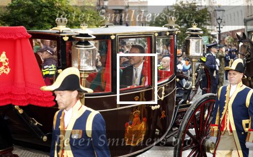 Den Haag 19 september 2023
Prinsjesdag 2023. Aanwezig namens de koninklijke familie , Koning Willem Alexander Koningin Maxima Prinses Amalia Prinses Alexia Prins Constantijn en Prinses laurentien.