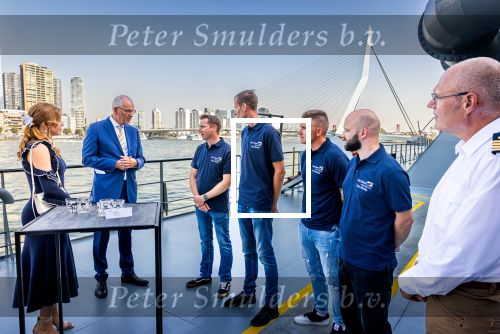 Rotterdam 9 september 2023
Prinses Alexia doopt het schip VOX Alexia in Rotterdam.